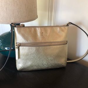 Gold Kate Spade bag